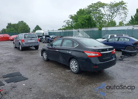 2013 Nissan Sentra S из США, поврежденный, VIN 3N1AB7AP4DL776842